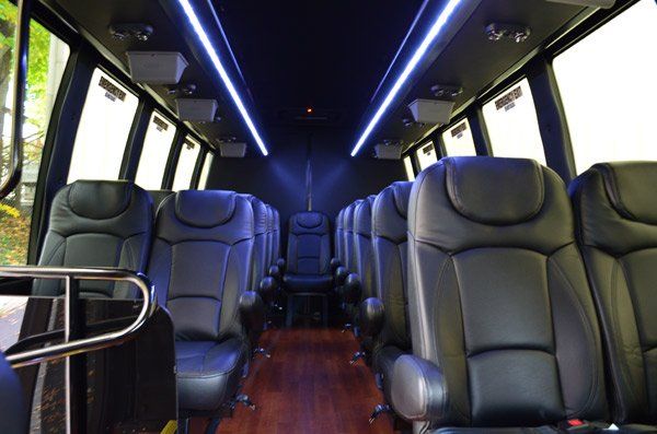 East End Wine Tasting Tour's Executive Style Bus Interior View