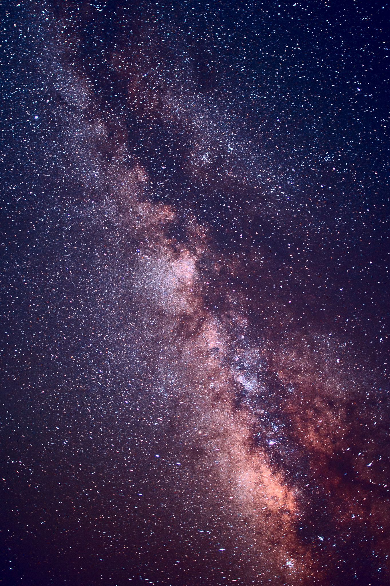 A stunning night sky over Daylesford and Hepburn Springs, showcasing a clear view of the Milky Way.