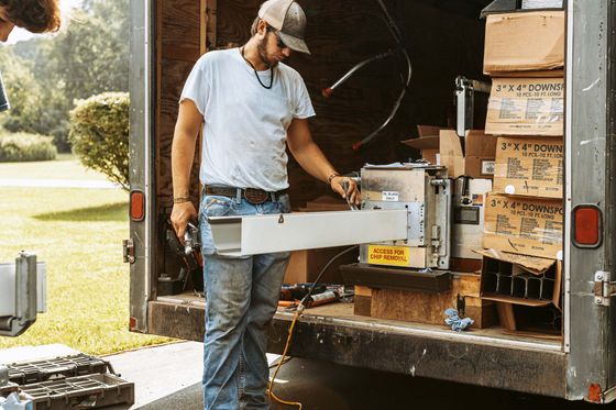 Central PA Gutter pros building custom gutters in central Pennsylvania 