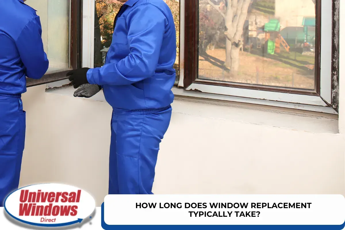 How long does window replacement typically take?