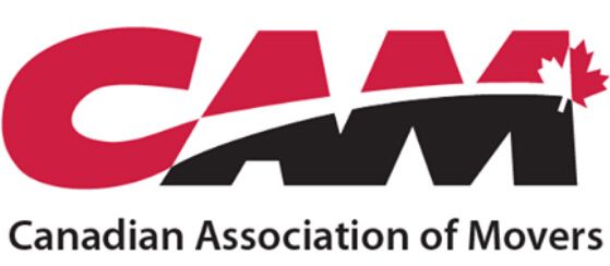 The logo for the canadian association of movers