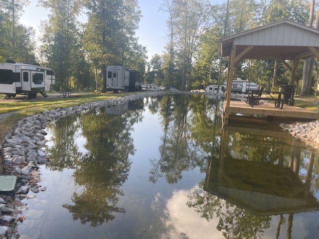 Red Coach Resort Camp B Koi Pond