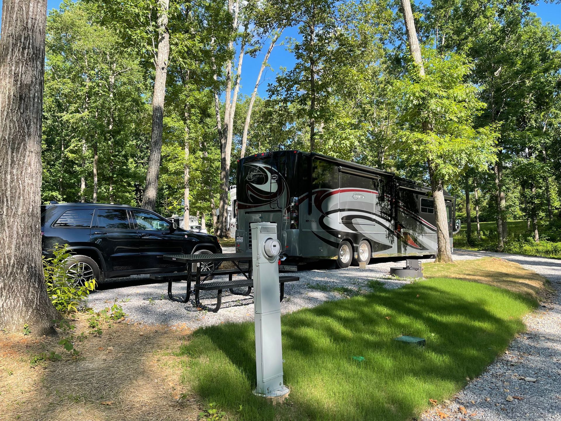 Full Hookup Site at Red Coach Resort