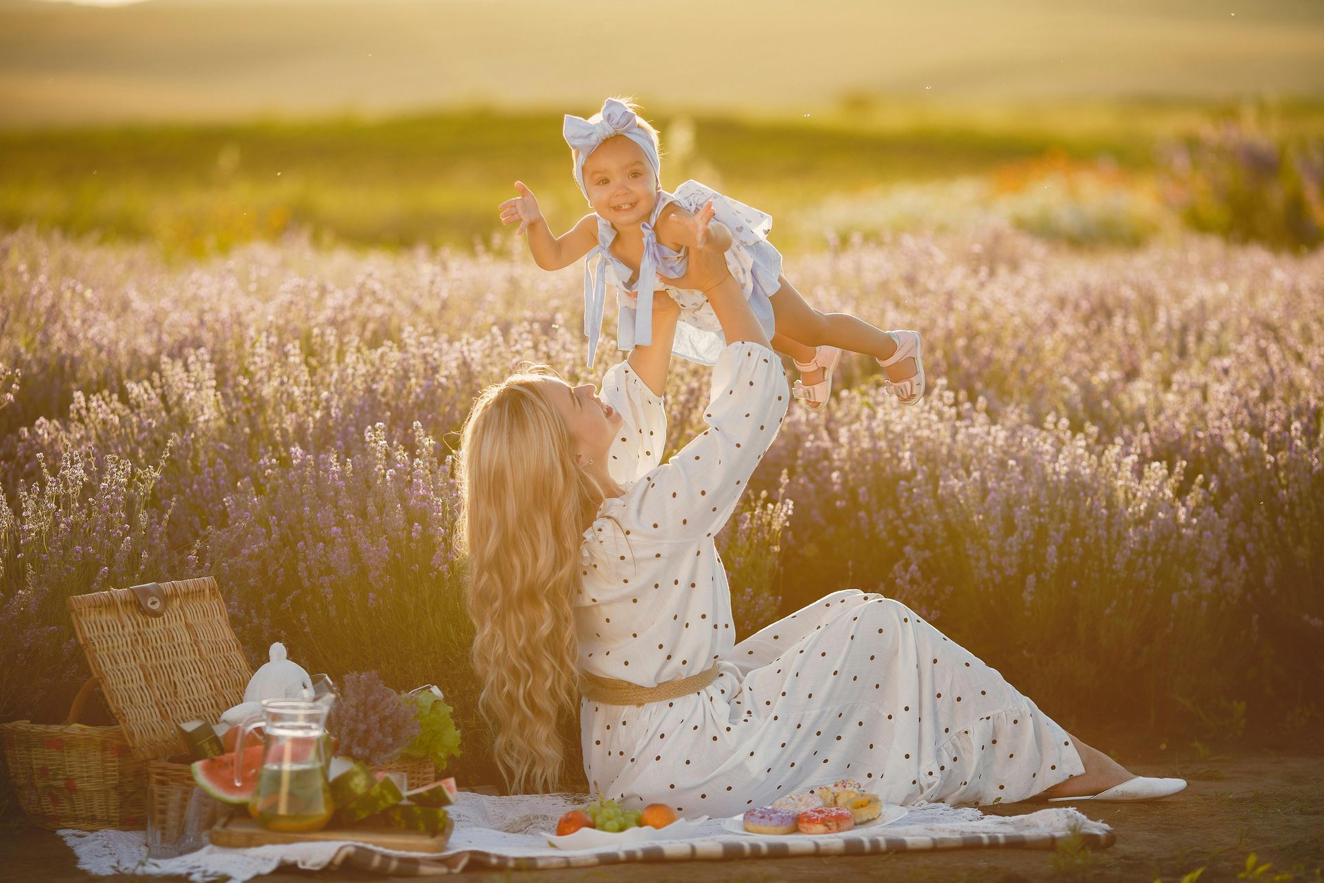 mom and baby 