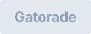Blue Gatorade logo text on a light background