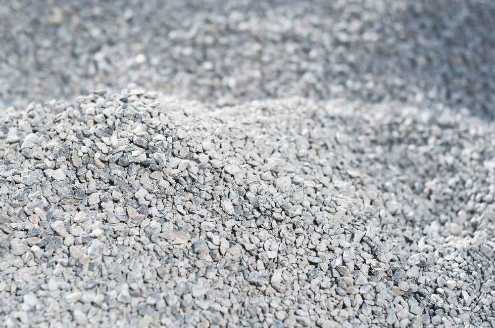 Pile of Gray Gravel — Coastal Sand Soil & Mulch in Burrum heads, QLD