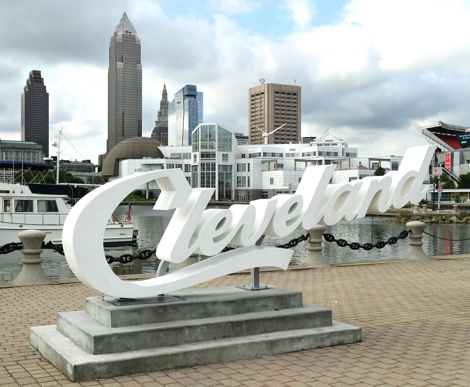 A large building with a sign that says columbus convention center