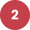 Red circle with white number 2 inside.