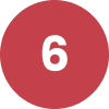 Red circle with the number 6 in white.