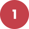 Red circle with the number 1 in white.