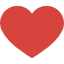Red heart.