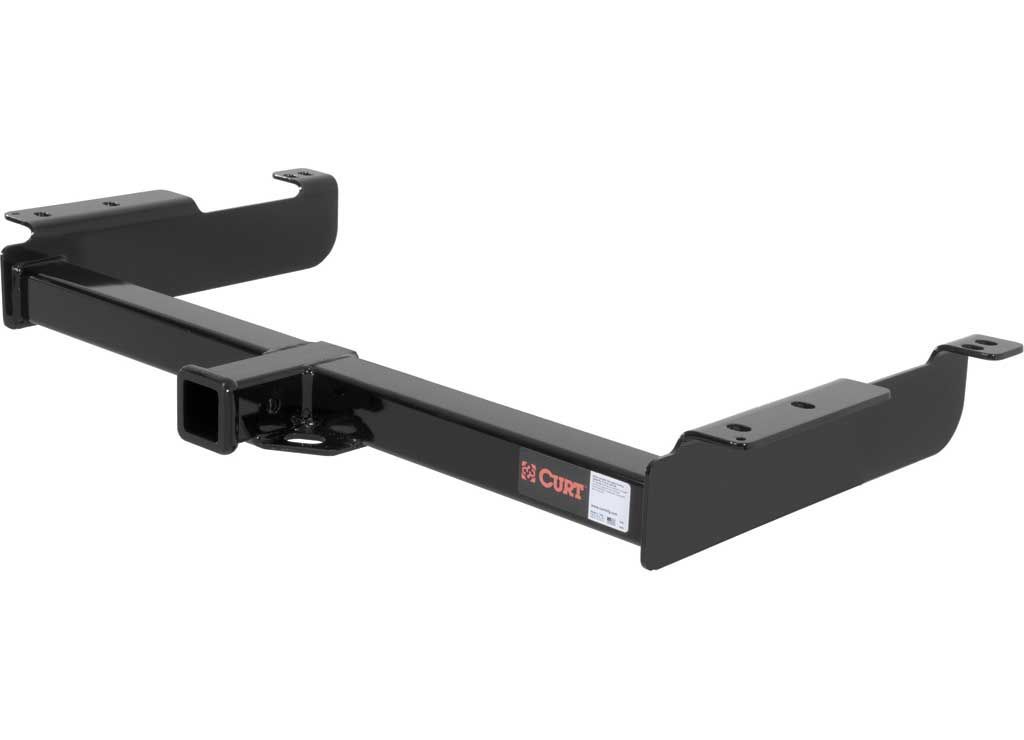 Black Curt trailer hitch receiver.