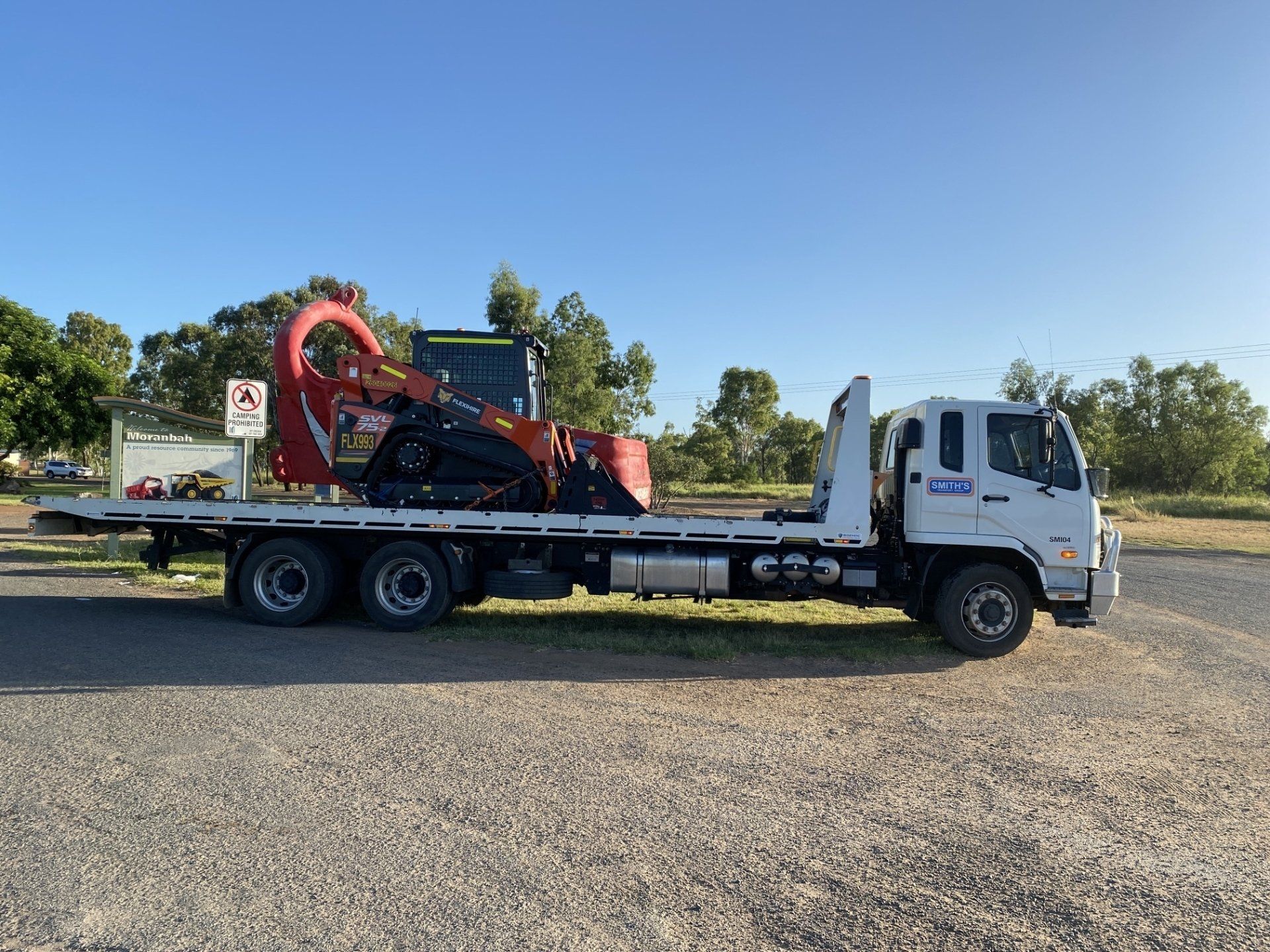 Transport Truck & Tray — Transport & Equipment Hire in Moranbah, QLD