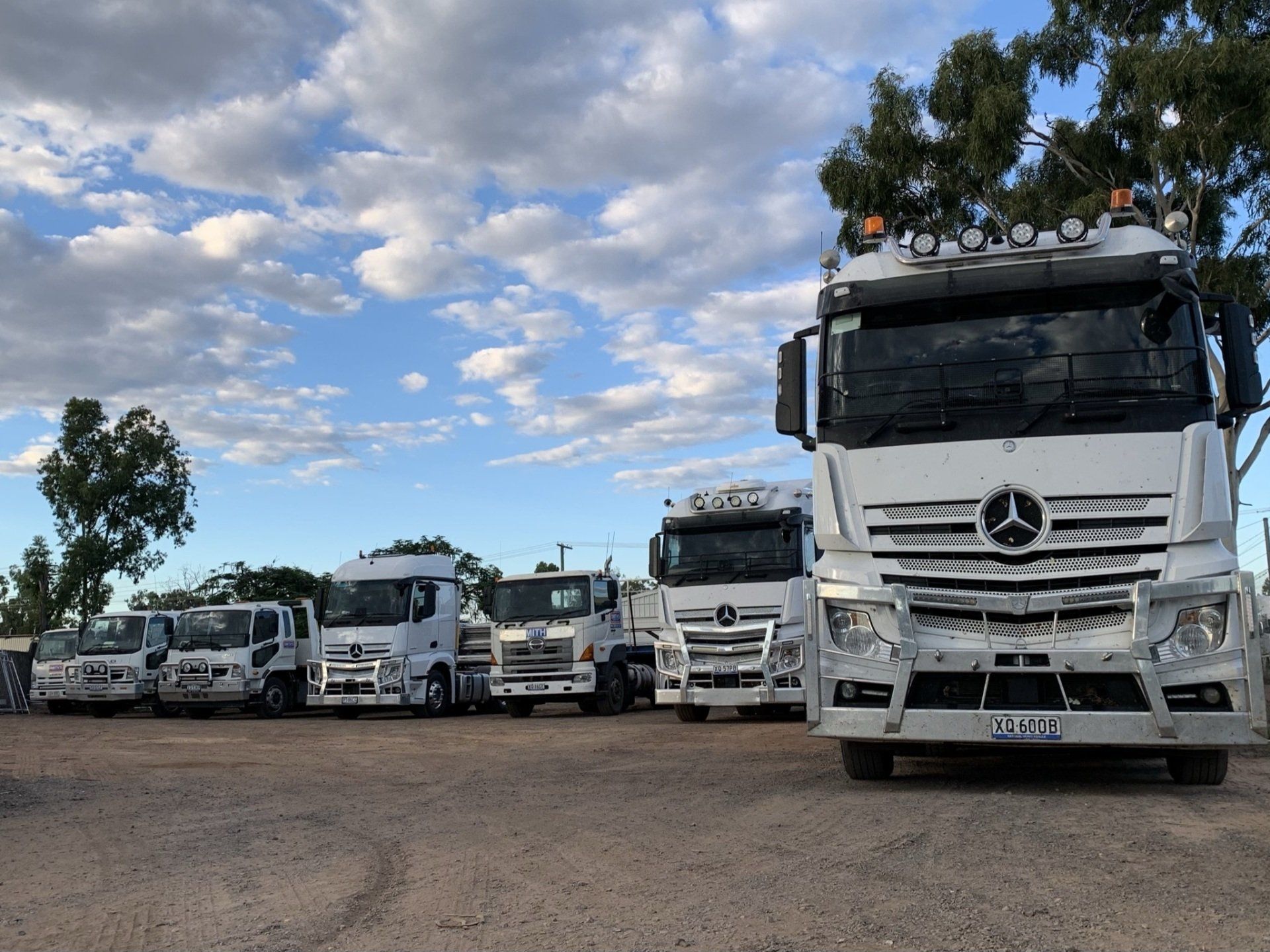 Truck Transport on Site — Transport & Equipment Hire in Moranbah, QLD