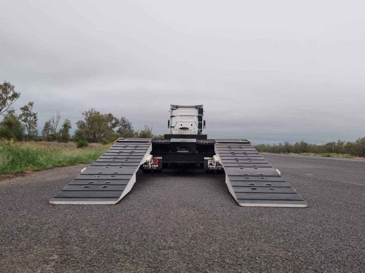 Car Going on Tilt Truck — Transport in Moranbah, QLD