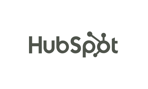 A logo for a company called hubspot on a white background.
