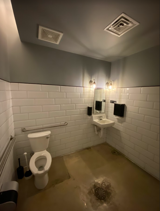 Inside of Black Rock Coffee Bar Bathroom