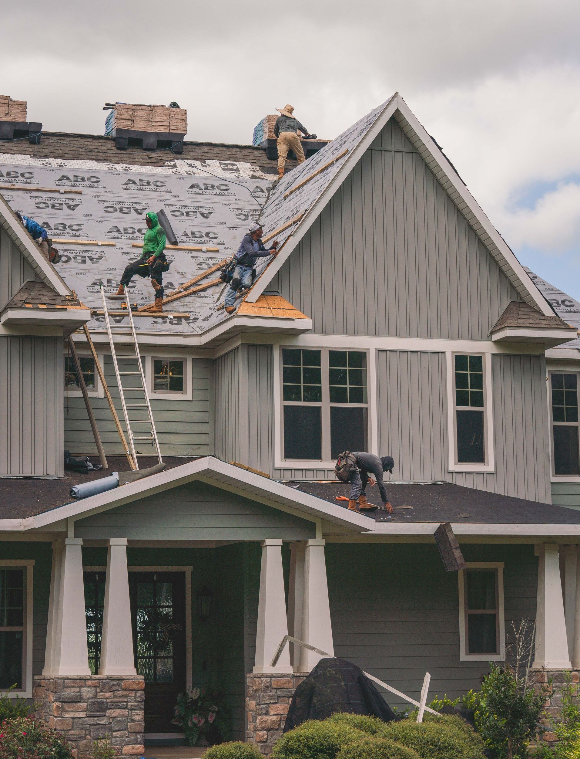 Father and Son at Shewmaker Roofing