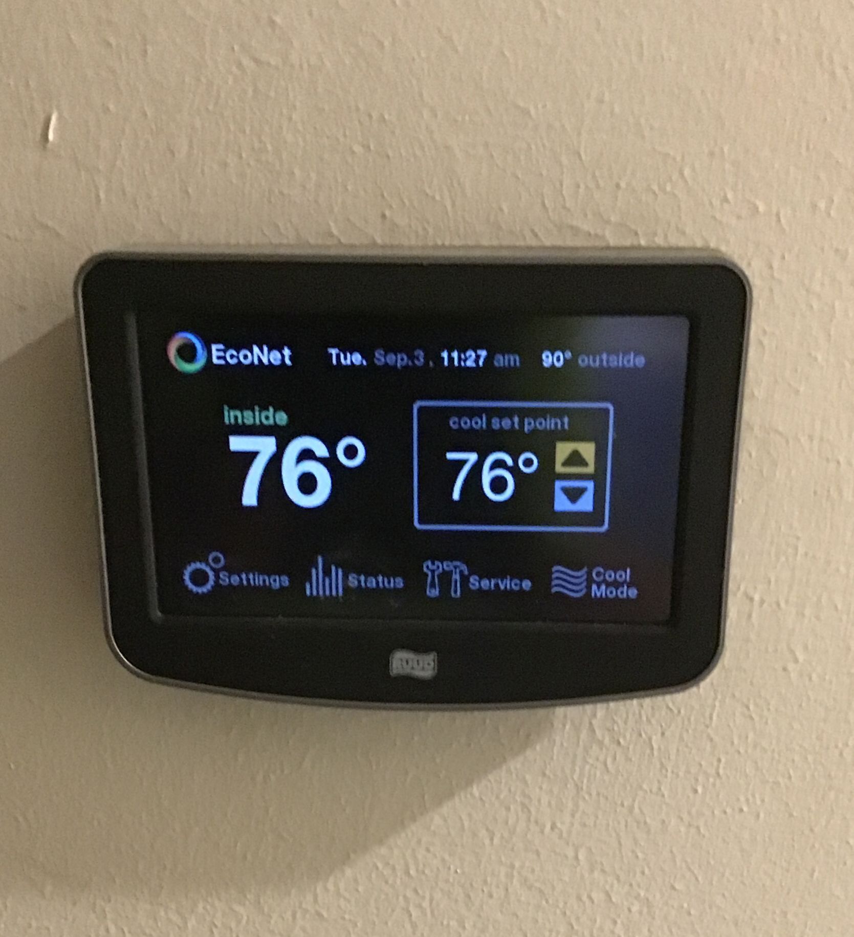 Smart Thermostat Installed by Houston Admiral