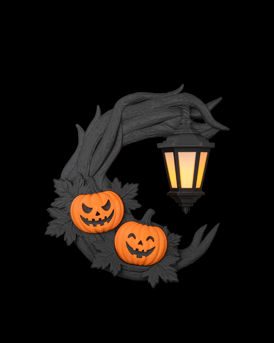 Crescent Lantern - Wreath