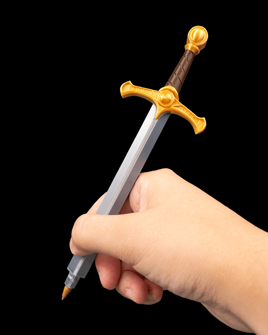 Deskalibur - Pen & Sticky Notes Holder