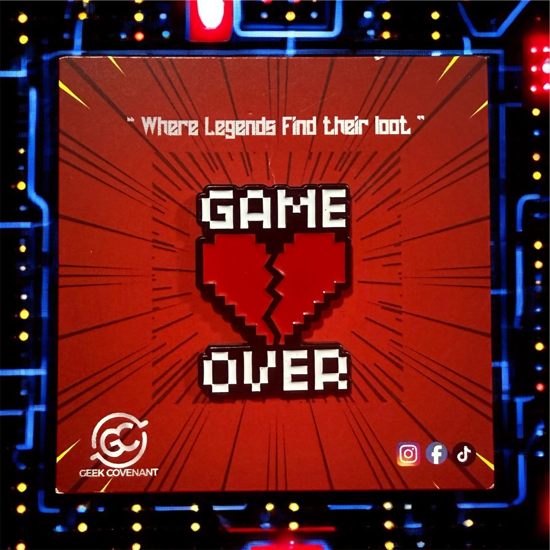 Game Over Pin