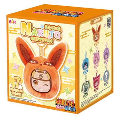 New Original EAKI Naruto Shippuden Colorful Earphone Bag Blind Box Organize Trendy Toys Pendants Dolls Holiday Present