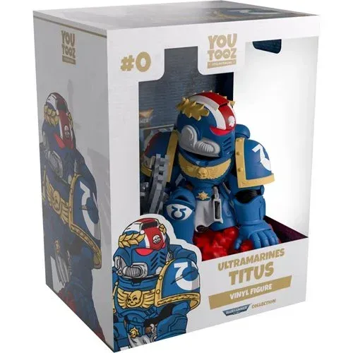 Warhammer 40k Collection Space Marine 2 Ulramarines Titus Vinyl Figure