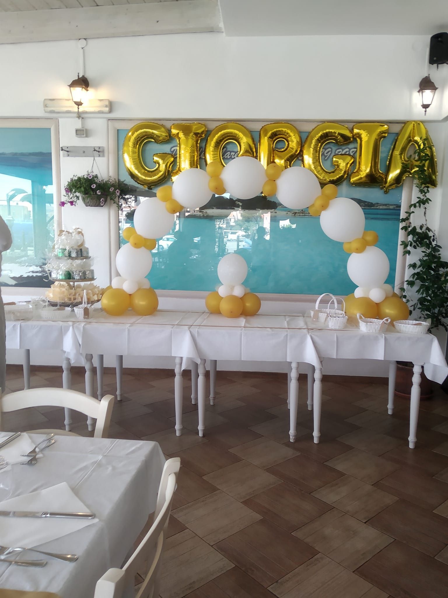 sala imbandita per evento privato