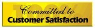 Commited To Customer Satisfaction Logo Commited To Customer Satisfaction Logo