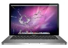 Laptop With Broken Screen