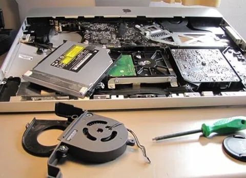 Opened Laptop Opened Laptop