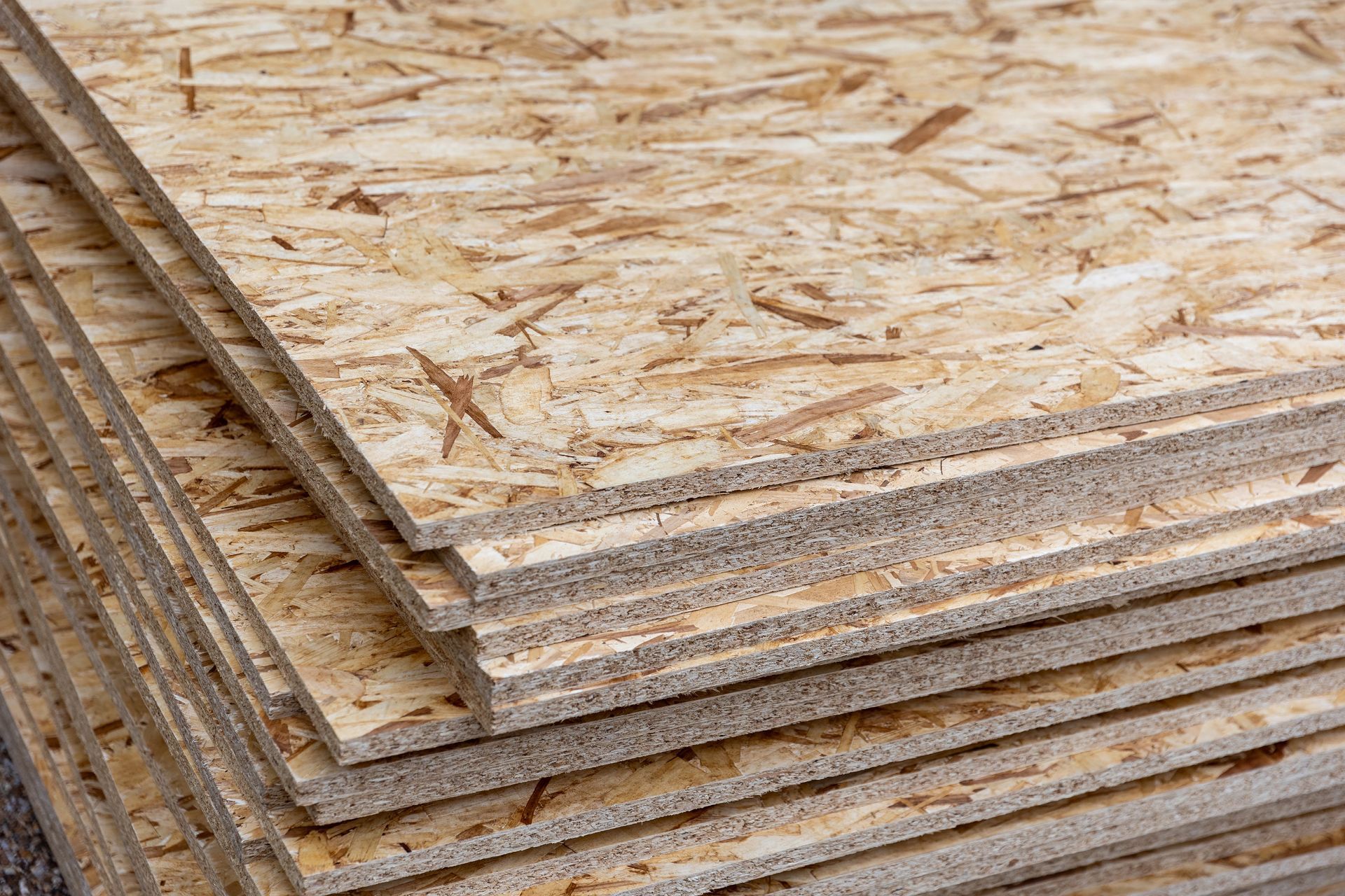 Truciolare OSB in magazzino