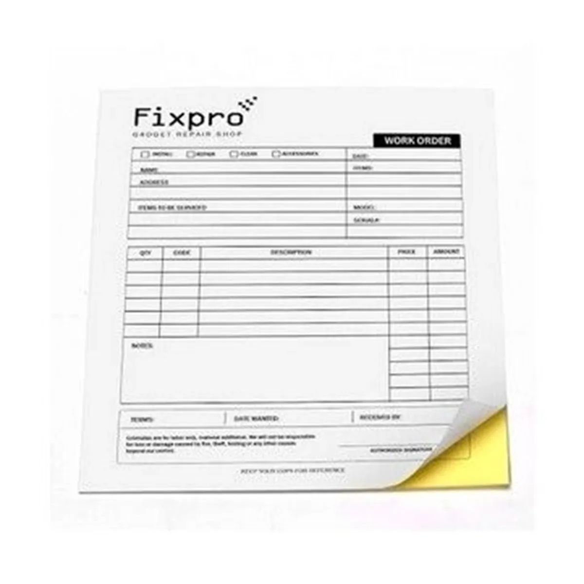 3 Part Carbonless Forms