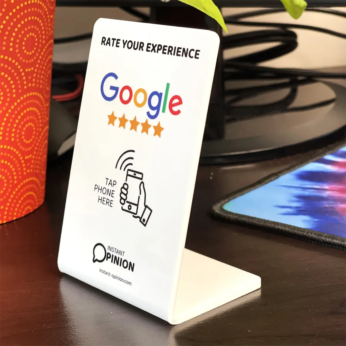 Acrylic Stand with NFC Chipset