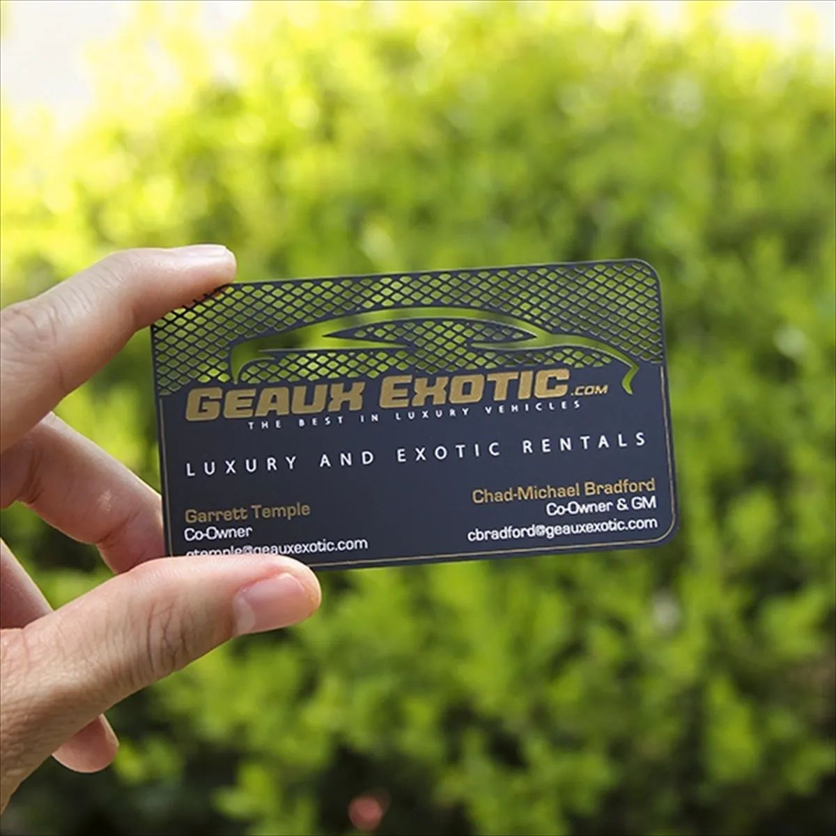 Metal Business Cards