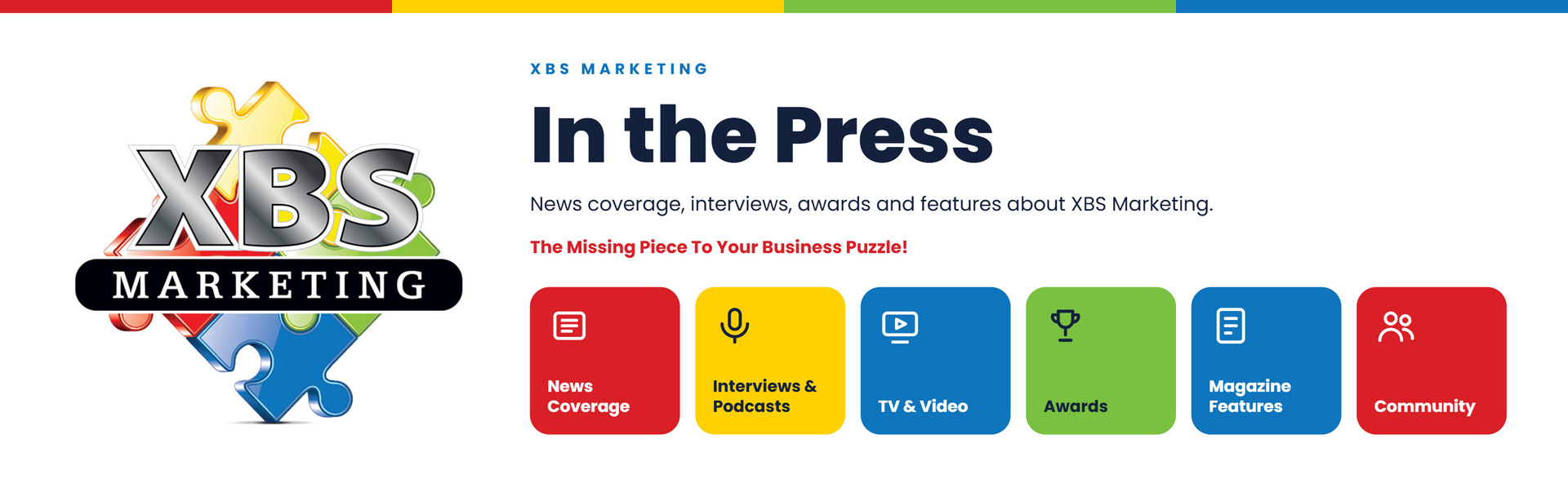 Press Banner for XBS Marketing