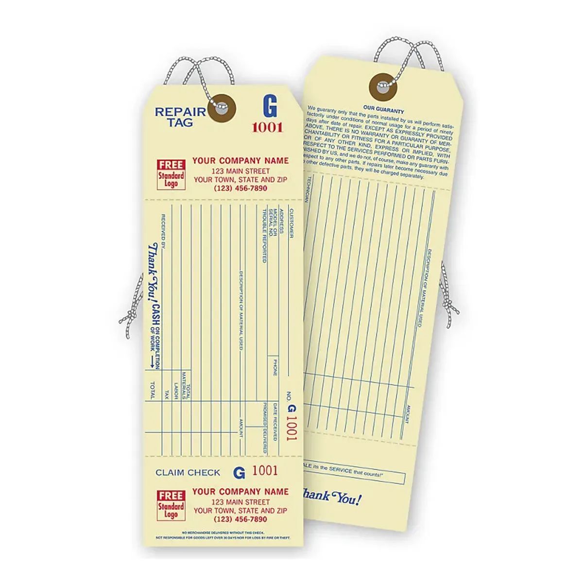 Repair Tags
