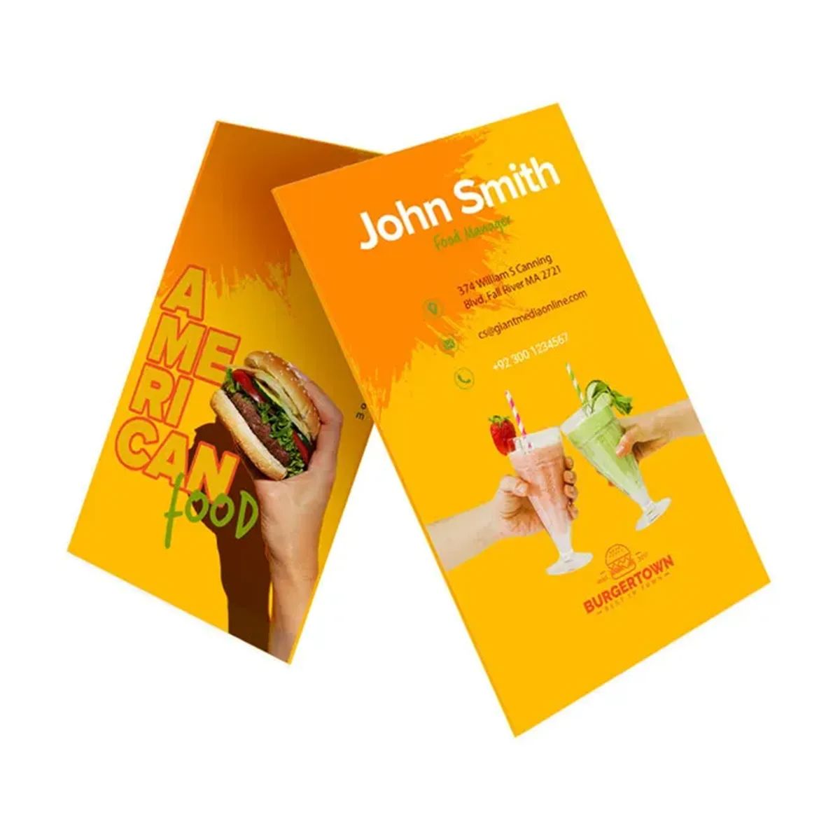 Vertical Business cards