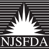 NJSFDA logo with a white sunburst over dark horizontal stripes and the letters “NJSFDA” below