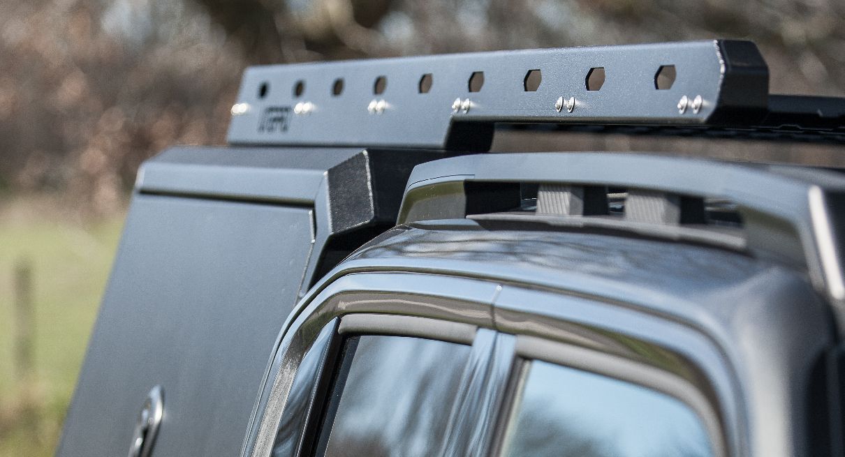 Kia Tasman with MAXIM Canopy and Cantilever Roof Rack.