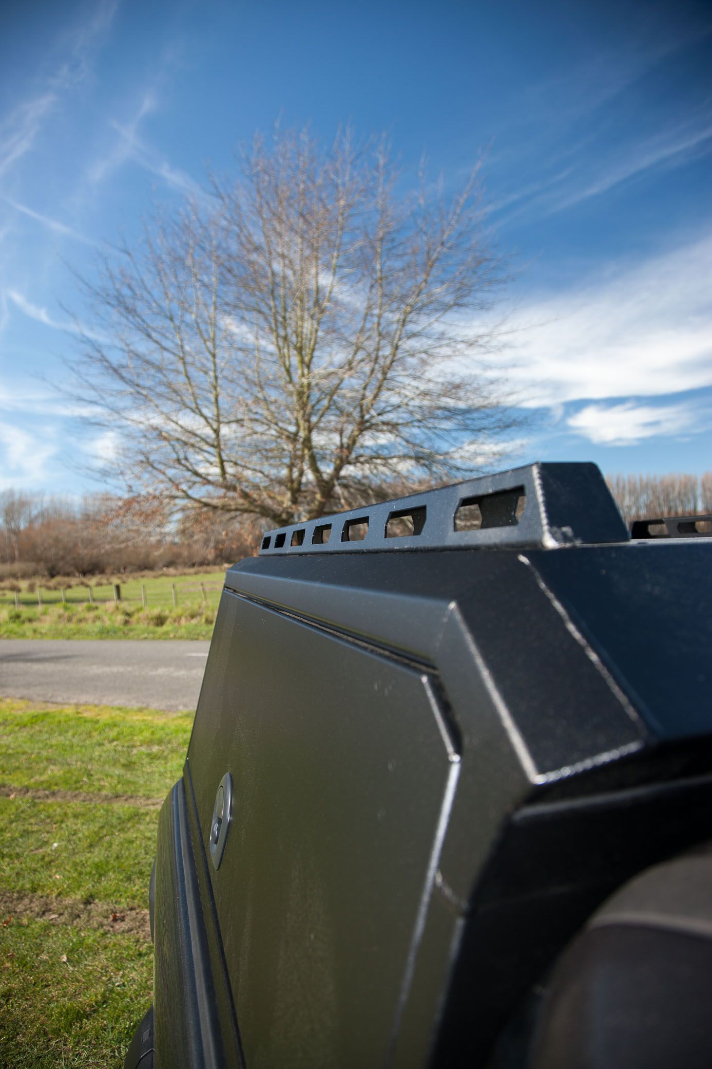 Kia Tasman Ute with MAXIM Hard Lid with MAX Tie Down Rails.