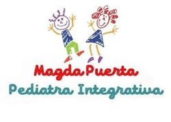 A logo for magda puerta pediatria integrativa