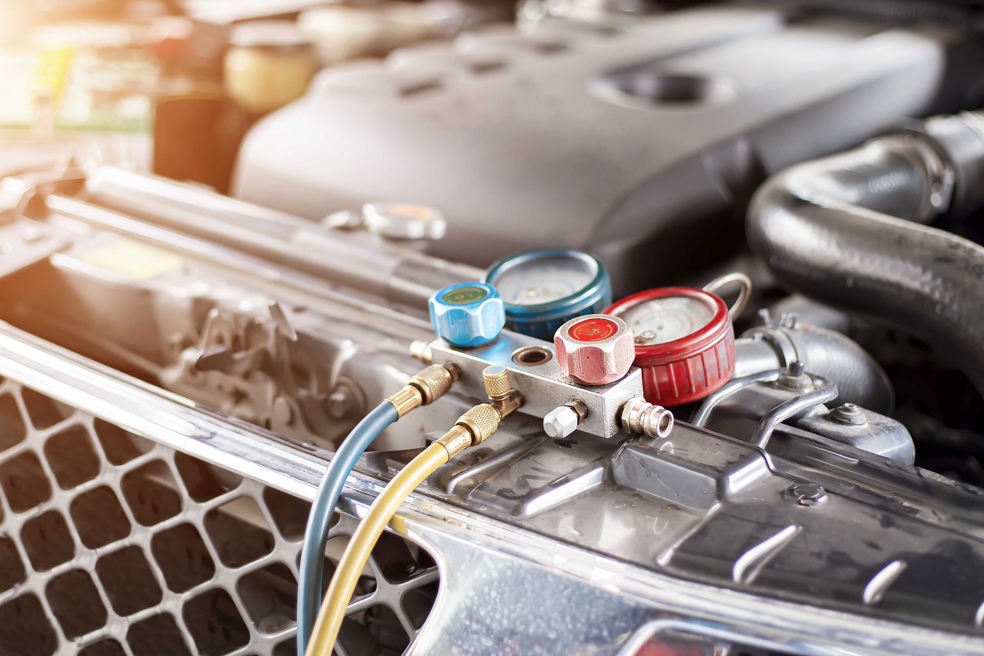 Sistema de refrigeración del auto
