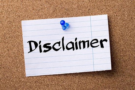 Disclaimer