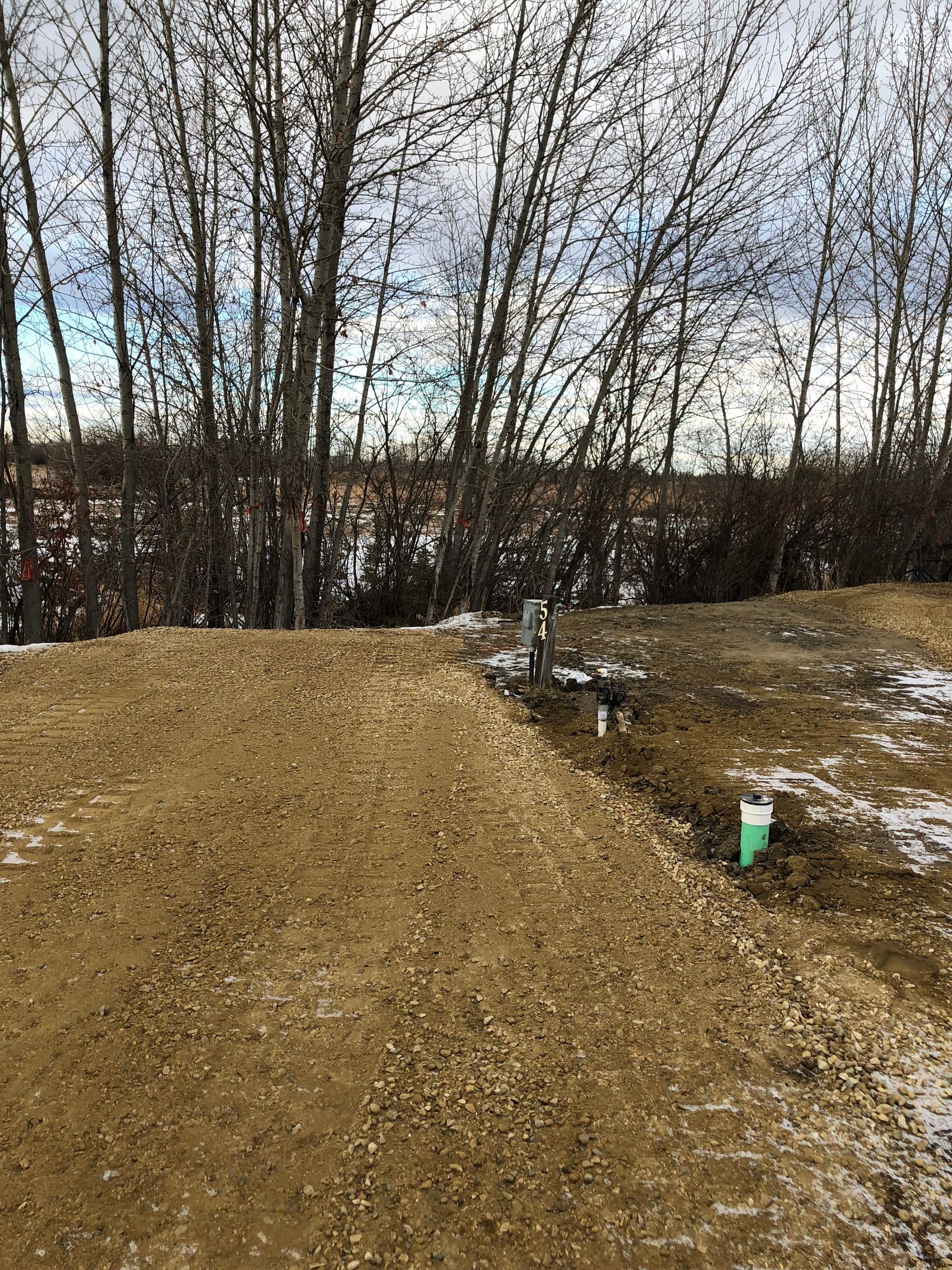 Alberta water company installing full service RV stalls at a campground