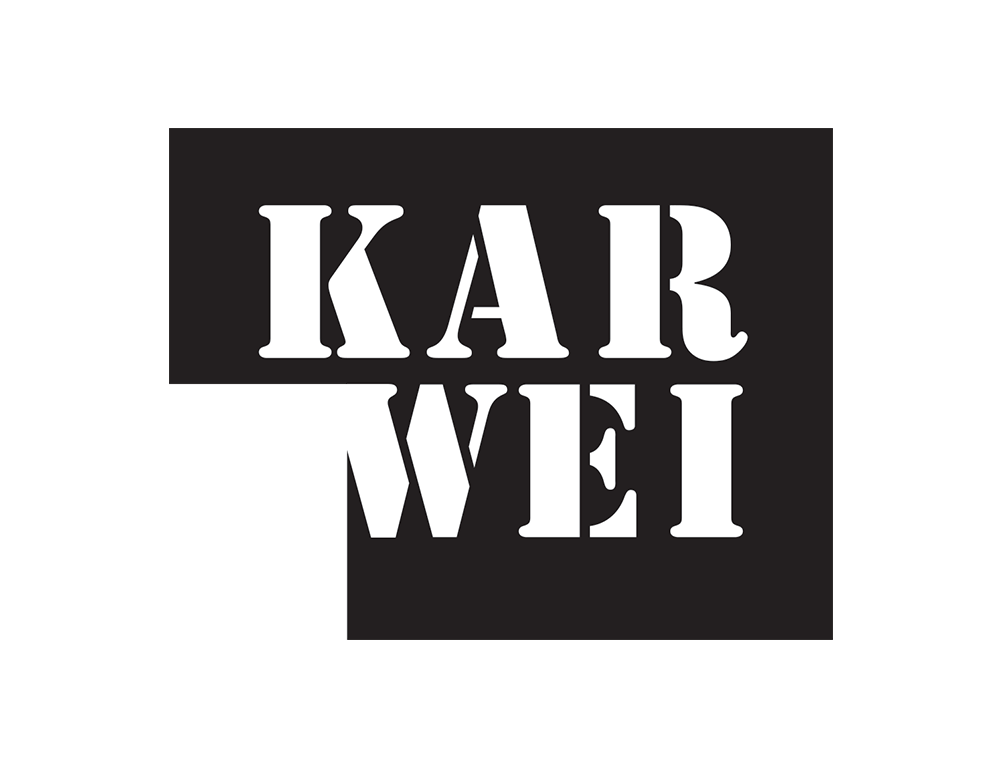 Zwart-wit logo met de woorden 