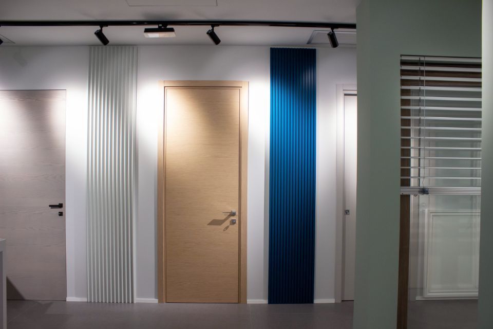 Interior wooden door
