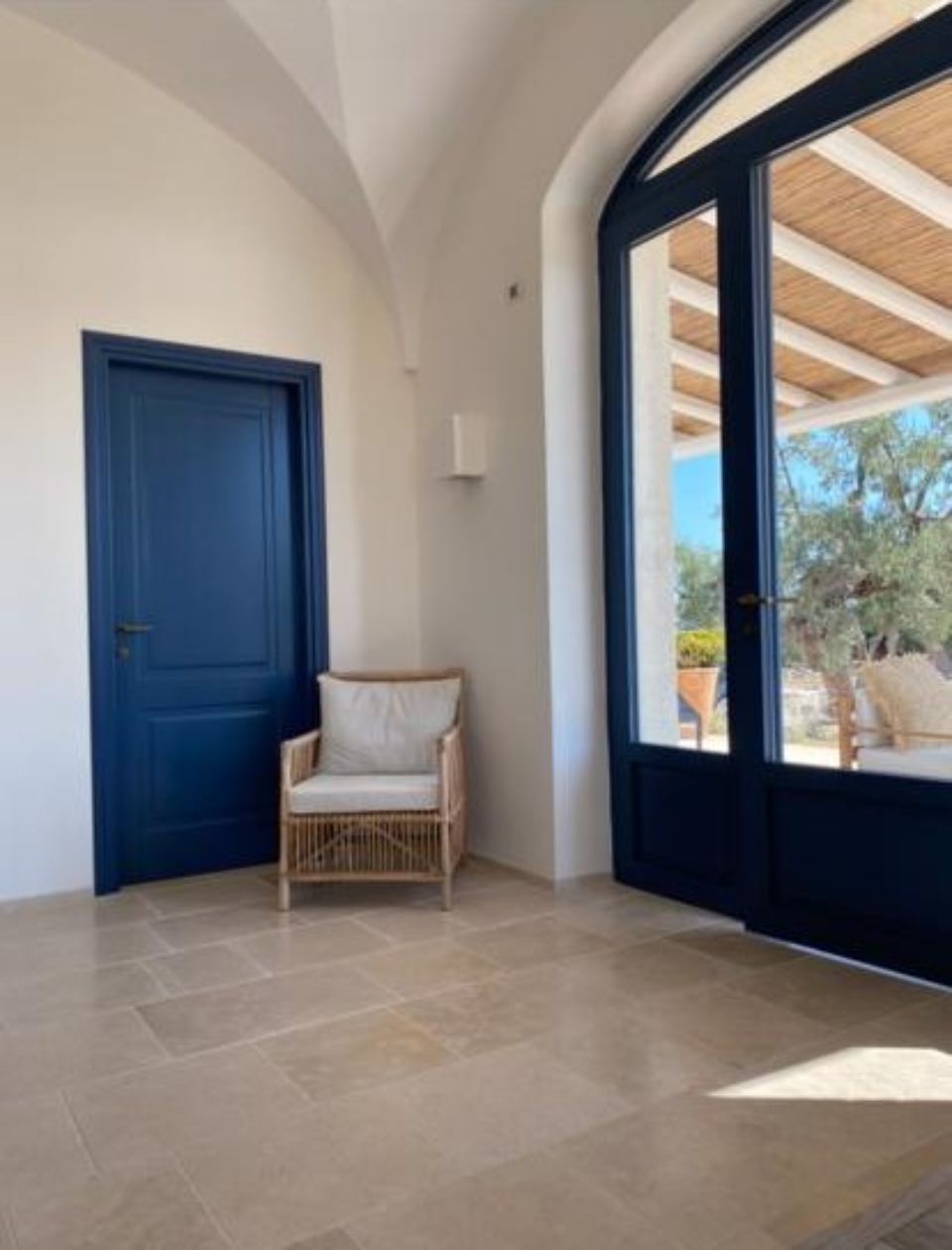 Blue door