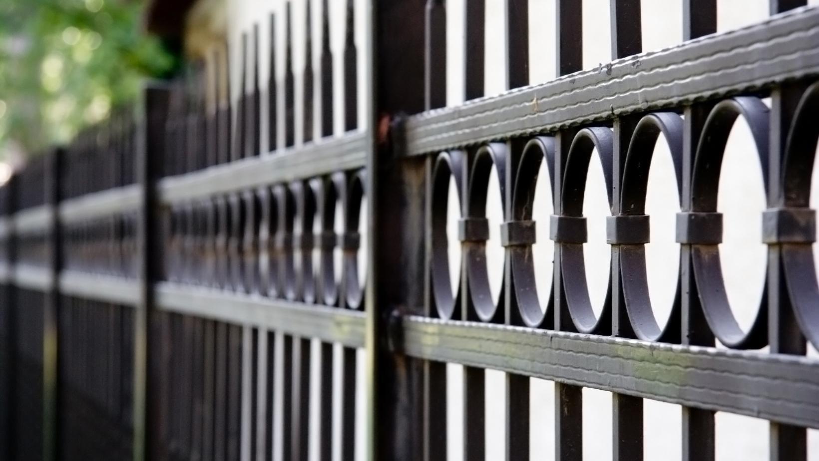 metal fence